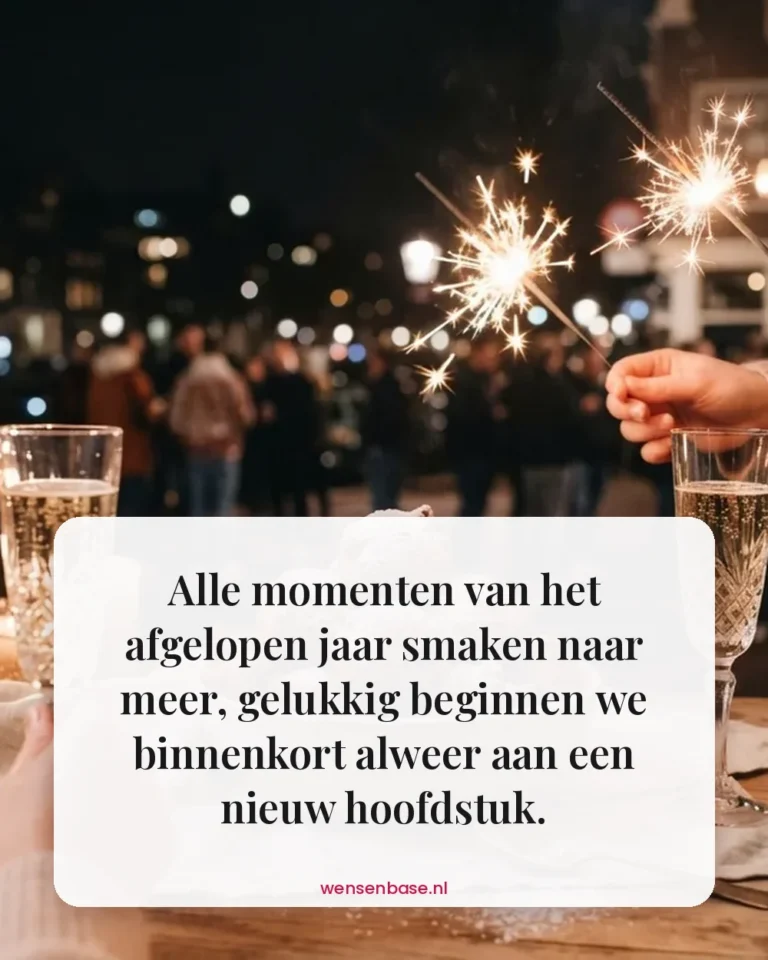 Alle momenten van het afgelopen jaar smaken naar meer, gelukkig beginnen we binnenkort alweer aan een nieuw hoofdstuk.