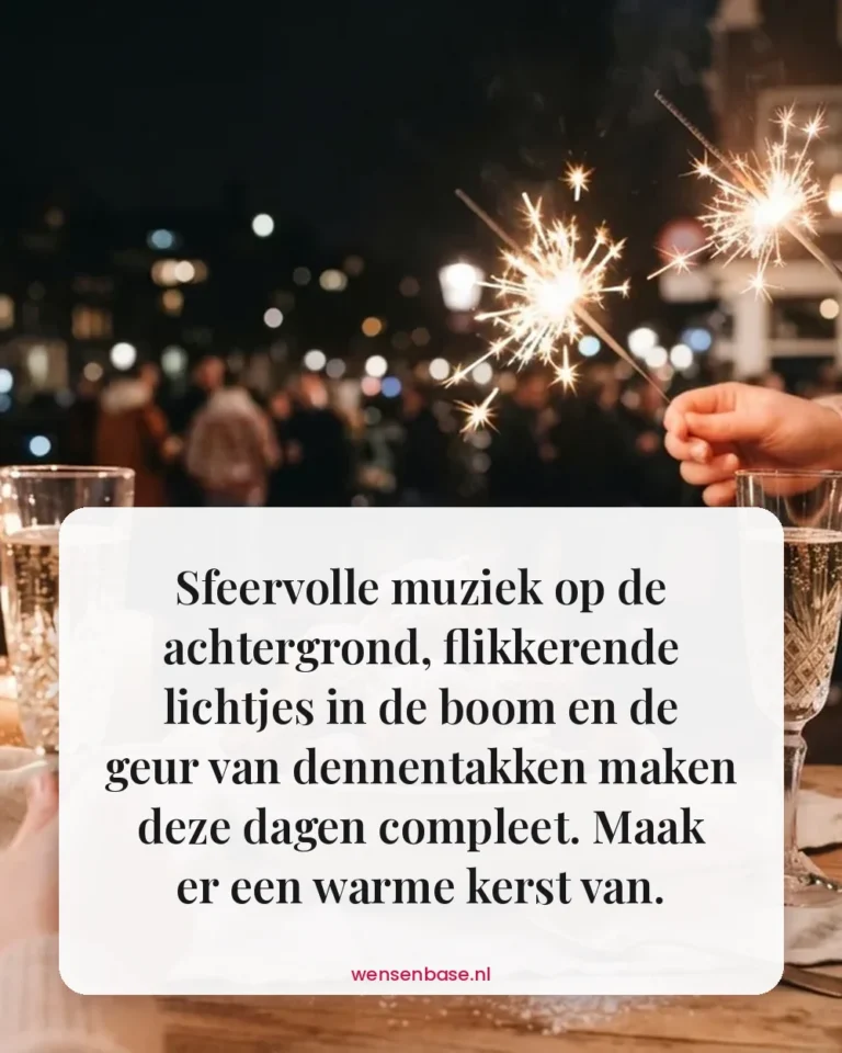 Sfeervolle muziek op de achtergrond, flikkerende lichtjes in de boom en de geur van dennentakken maken deze dagen compleet. Maak er een warme kerst van.