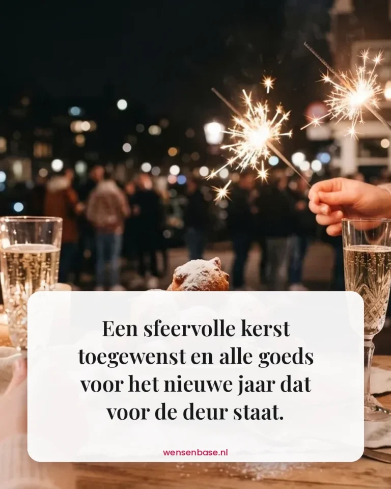 Een sfeervolle kerst toegewenst en alle goeds voor het nieuwe jaar dat voor de deur staat.